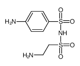 4-amino-N-(2-aminoethylsulfonyl)benzenesulfonamide Structure
