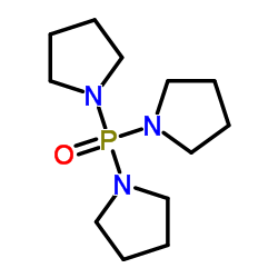 三(N,N-四亚甲基)磷酰胺结构式