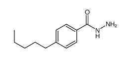 4-戊基苯-1-碳酰肼结构式