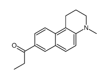 1-(4-methyl-2,3-dihydro-1H-benzo[f]quinolin-8-yl)propan-1-one结构式