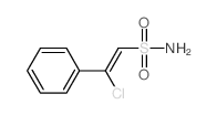 (Z)-2-chloro-2-phenyl-ethenesulfonamide结构式
