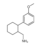 [2-(3-methoxyphenyl)cyclohexyl]methanamine结构式
