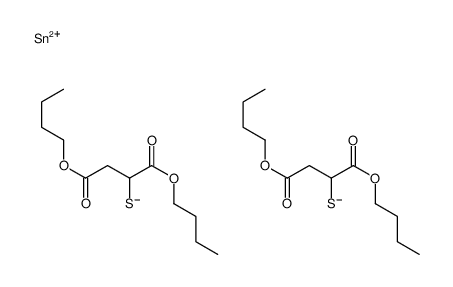 dibutyl 2-[(1,4-dibutoxy-1,4-dioxobutan-2-yl)sulfanyl-dimethylstannyl]sulfanylbutanedioate Structure