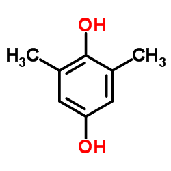 2,6-二甲基-1,4-苯二酚结构式