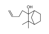 3-but-3-enyl-2,2-dimethylbicyclo[2.2.1]heptan-3-ol结构式