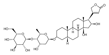 gitoroside 4'-O-β-D-glucopyranoside结构式