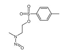 N-nitrosomethyl-(2-hydroxyethyl)amine 4-toluenesulfonate ester结构式