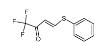 phenyl β-(trifluoroacetyl)vinyl sulfide Structure
