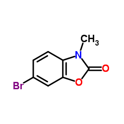 6-溴-3-甲基苯并[d]噁唑-2(3H)-酮结构式
