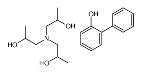 1-[bis(2-hydroxypropyl)amino]propan-2-ol,2-phenylphenol Structure