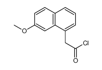 2-(7-methoxynaphthalen-1-yl)acetyl chloride结构式