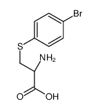 (2R)-2-amino-3-(4-bromophenyl)sulfanylpropanoic acid结构式