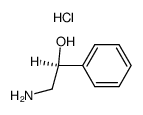 (S)-(+)-2-AMINO-1-PHENYLETHANOL HYDROCHLORIDE结构式