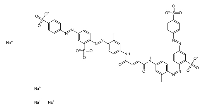 tetrasodium 2,2'-[(1,4-dioxo-2-butene-1,4-diyl)bis[imino(2-methyl-4,1-phenylene)azo]]bis[5-[(4-sulphonatophenyl)azo]benzenesulphonate] picture