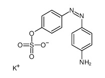 potassium,[4-[(4-aminophenyl)diazenyl]phenyl] sulfate Structure