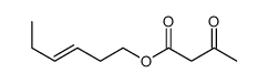 hex-3-enyl acetoacetate结构式