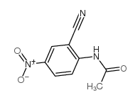N-(2-氰基-4-硝基苯基)乙酰胺结构式