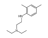 N-(2,4-dimethylphenyl)-N',N'-diethylethane-1,2-diamine结构式