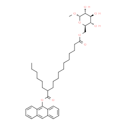 methyl alpha-D-6-(12-(9-anthroyl)stearoyl)glucoside picture