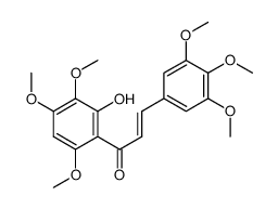 6'-hydroxy-3,4,5,2',4',5'-hexamethoxychalcone Structure