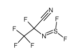 N-(1-cyano-1,2,2,2-tetrafluoroethyl)-S,S-difluorosulfilimine结构式