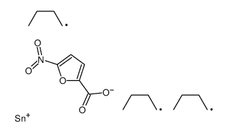 tributylstannyl 5-nitrofuran-2-carboxylate Structure