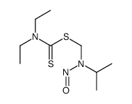 [nitroso(propan-2-yl)amino]methyl N,N-diethylcarbamodithioate结构式