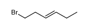 1-bromo-3-hexene结构式