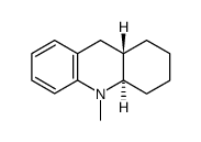 (+/-)-10-methyl-(4ar,9at)-11,2,3,4,4a,9,9a,10-octahydro-acridine Structure