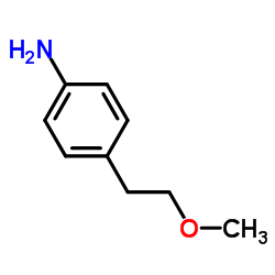 4-(2-甲氧基乙基)苯胺结构式