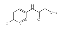 Propanamide, N-(6-chloro-3-pyridazinyl)- structure