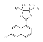 7-氯喹啉-4-硼酸频哪醇酯结构式