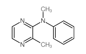 N,3-dimethyl-N-phenyl-pyrazin-2-amine Structure