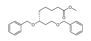 Octanoic acid, 6,8-bis(phenylmethoxy)-, methyl ester, (R)结构式