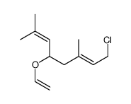 1-chloro-5-ethenoxy-3,7-dimethylocta-2,6-diene Structure