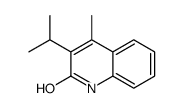 4-methyl-3-propan-2-yl-1H-quinolin-2-one结构式