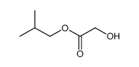 Acetic acid, 2-hydroxy-, 2-methylpropyl ester Structure