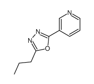 2-propyl-5-pyridin-3-yl-1,3,4-oxadiazole Structure