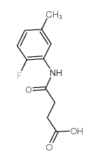 4-(2-fluoro-5-methylanilino)-4-oxobutanoic acid Structure
