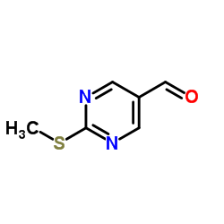 2-(Methylthio)pyrimidine-5-carboxaldehyde structure