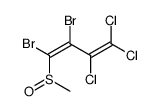 1,2-dibromo-3,4,4-trichloro-1-methylsulfinylbuta-1,3-diene Structure