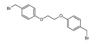 1-(bromomethyl)-4-[2-[4-(bromomethyl)phenoxy]ethoxy]benzene Structure