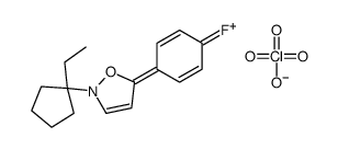 2-(1-ethylcyclopentyl)-5-(4-fluorophenyl)-1,2-oxazol-2-ium,perchlorate Structure