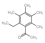 Ethanone,1-(2-ethyl-3,4,5,6-tetramethylphenyl)-结构式