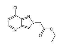 ethyl 2-(7-chloropyrazolo[4,3-d]pyrimidin-2-yl)acetate Structure
