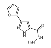 5-(呋喃-2-基)-1H-吡唑-3-碳酰肼结构式