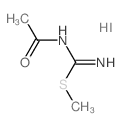 (NZ)-N-(amino-methylsulfanyl-methylidene)acetamide结构式