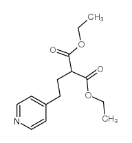diethyl 2-[2-(4-pyridyl)ethyl]malonate结构式
