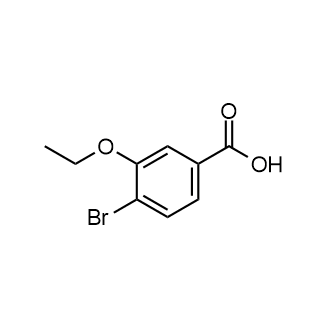 4-溴-3-乙氧基苯甲酸结构式