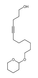 11-(oxan-2-yloxy)undec-4-yn-1-ol结构式